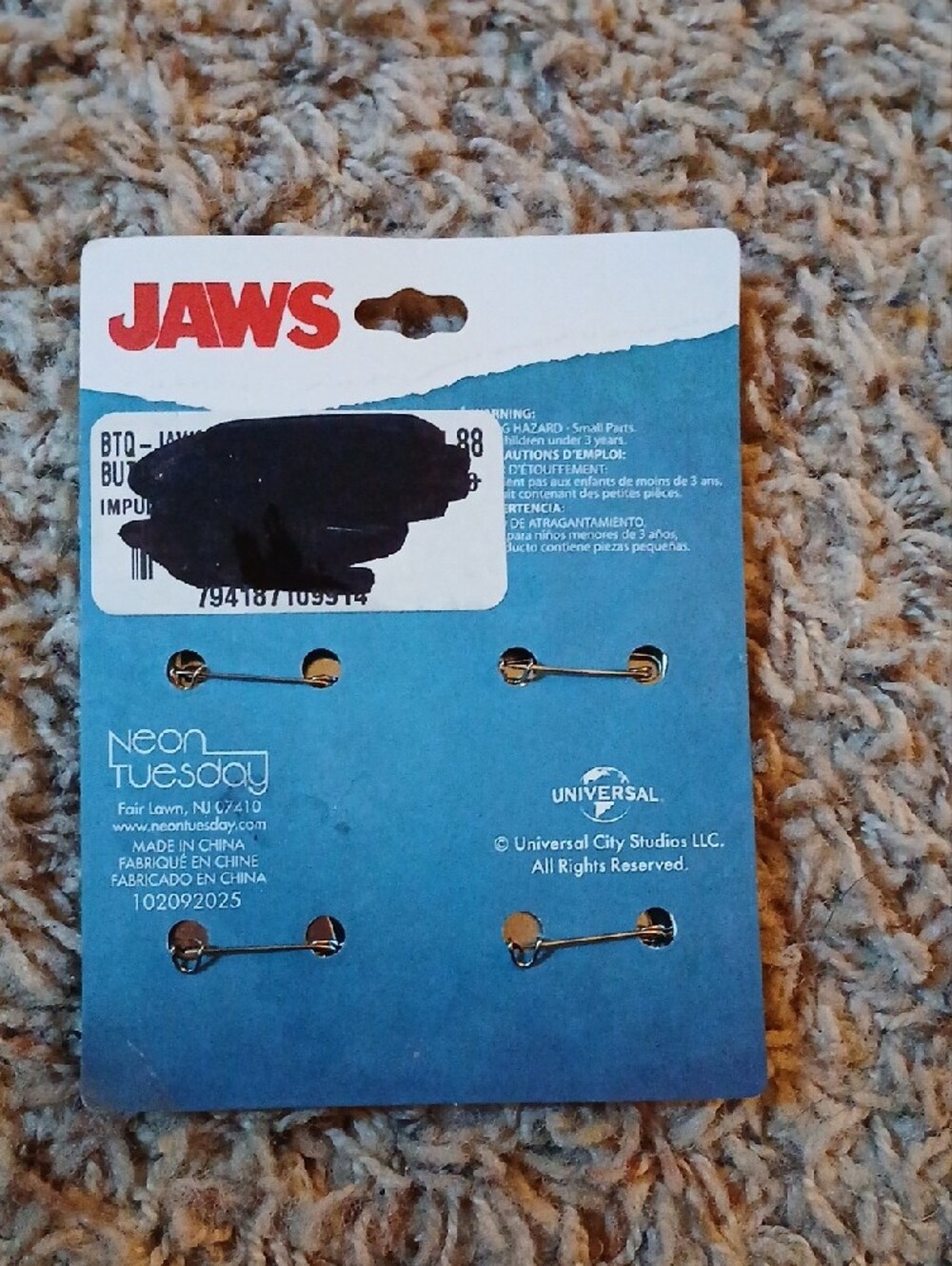 Jaws Pin Set - Picture 2 of 4